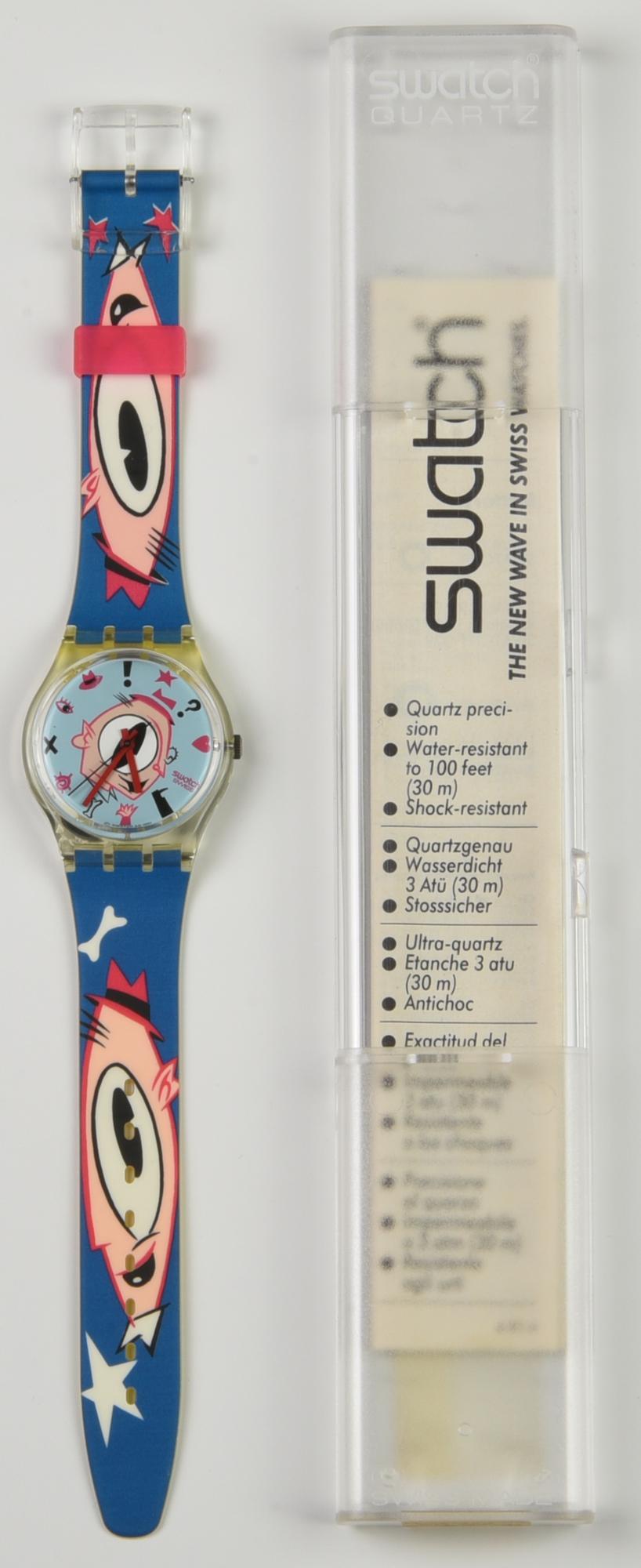 SWATCH GIACON'S, 1991 mod. GULP!!! (disegnato dal fumettista italiano Massimo...