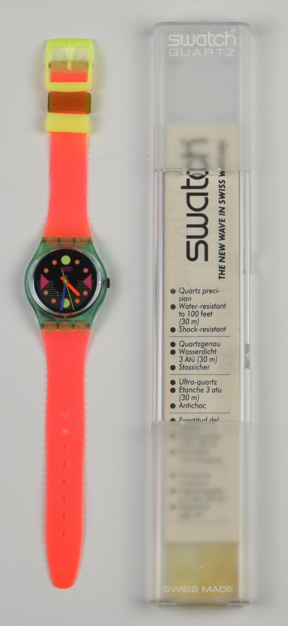 SWATCH RACE WORLD, 1991 mod. TOUR, cod. GL102 anno 1991 Completo di scatola...