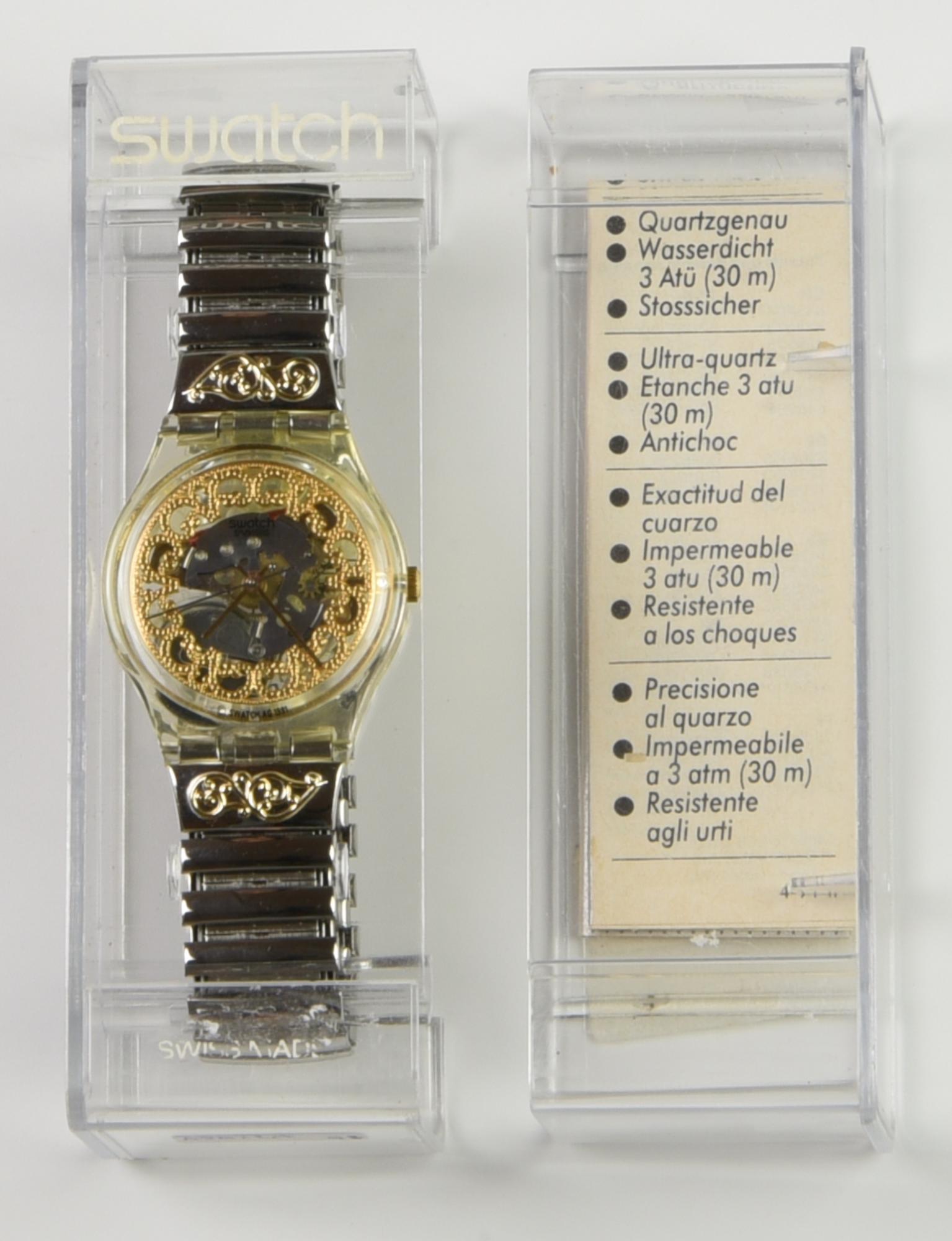 SWATCH CAVIARS, 1991 mod. ASETRA, cod. GK137/138 anno 1991 Completo di...