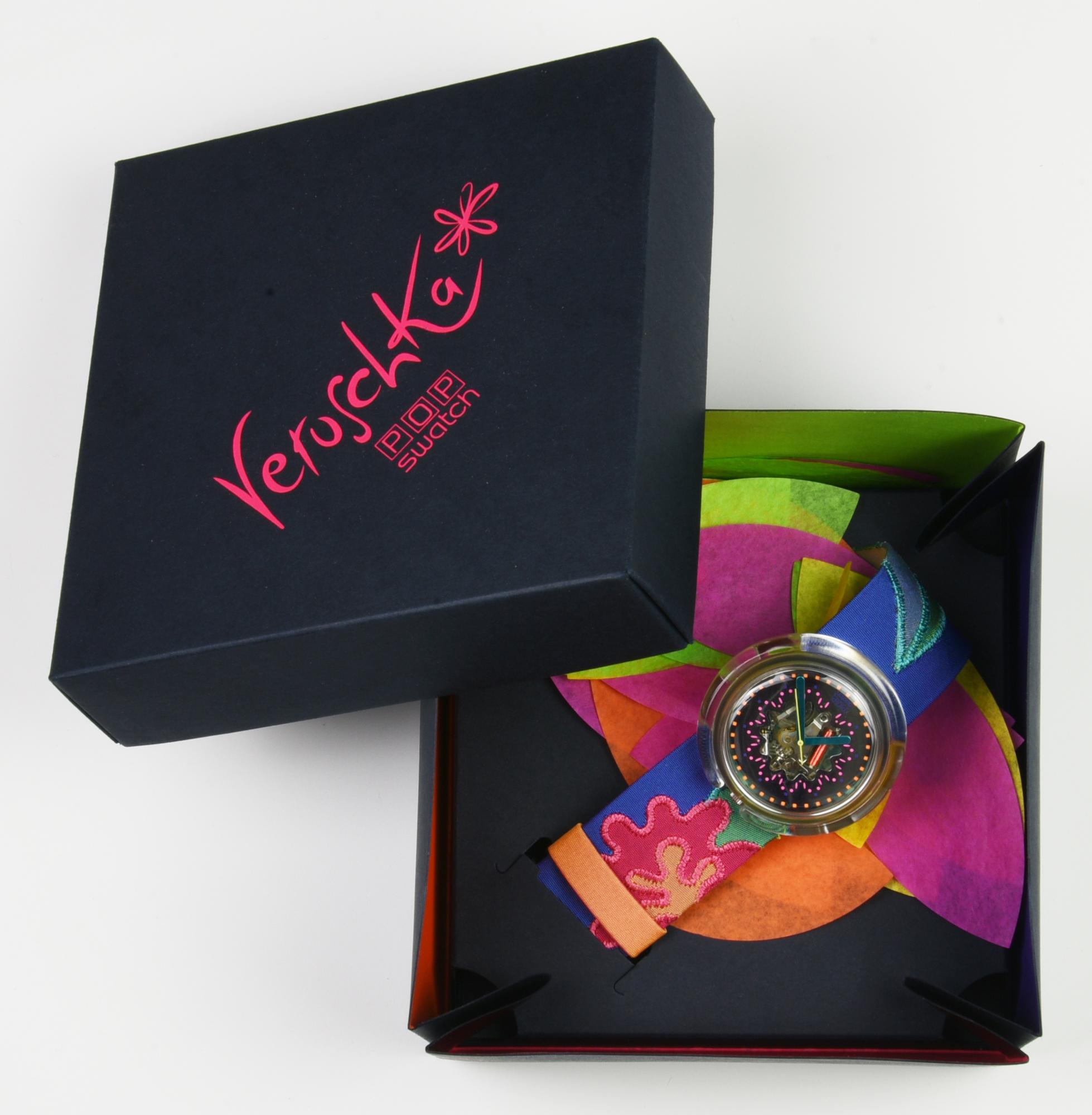 SWATCH POP, 1991 mod. VERUSCHKA, cod. PWZ103 anno 1991 Completo di scatola...