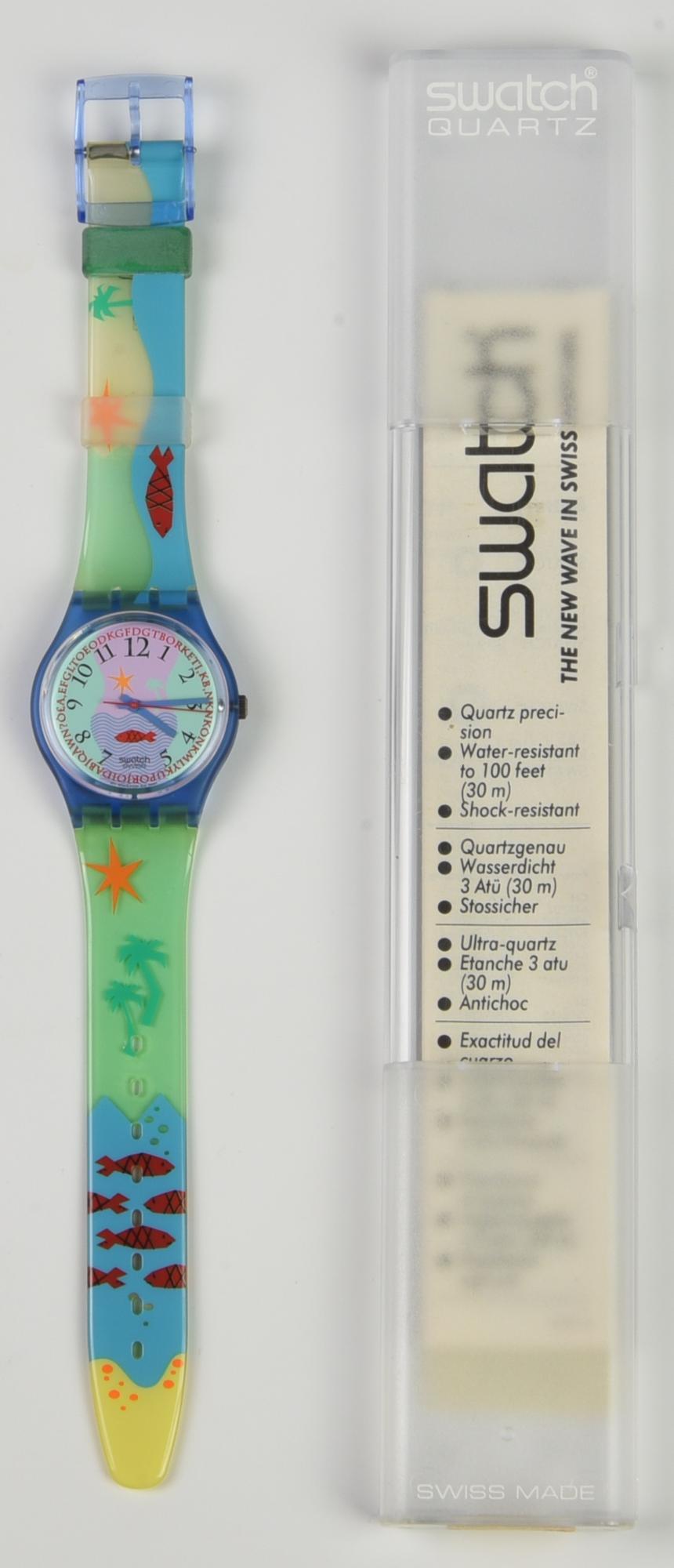 SWATCH BEACH COMBERS, 1992 mod. HOOKIPA, cod. GN118 anno 1992 Completo di...