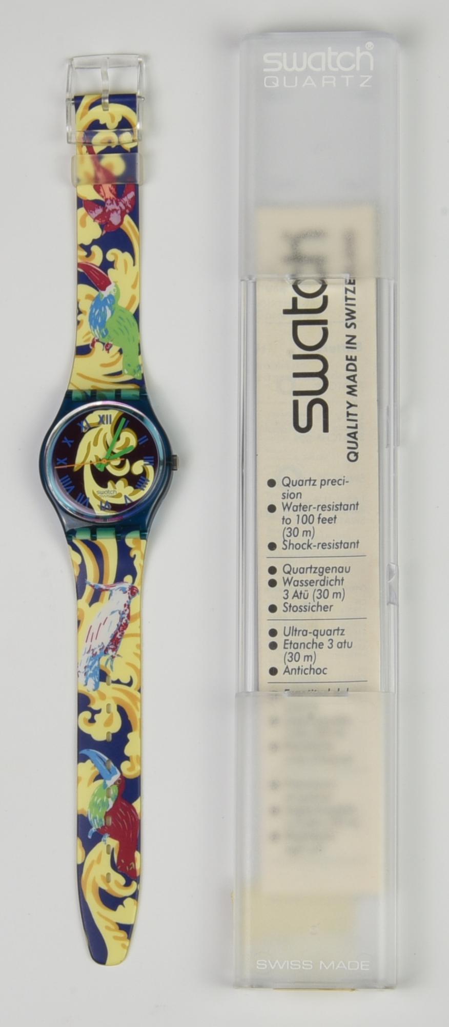 SWATCH BRIDES DE GALA, 1992 mod. PERROQUET, cod. GN119 anno 1992 Completo di...