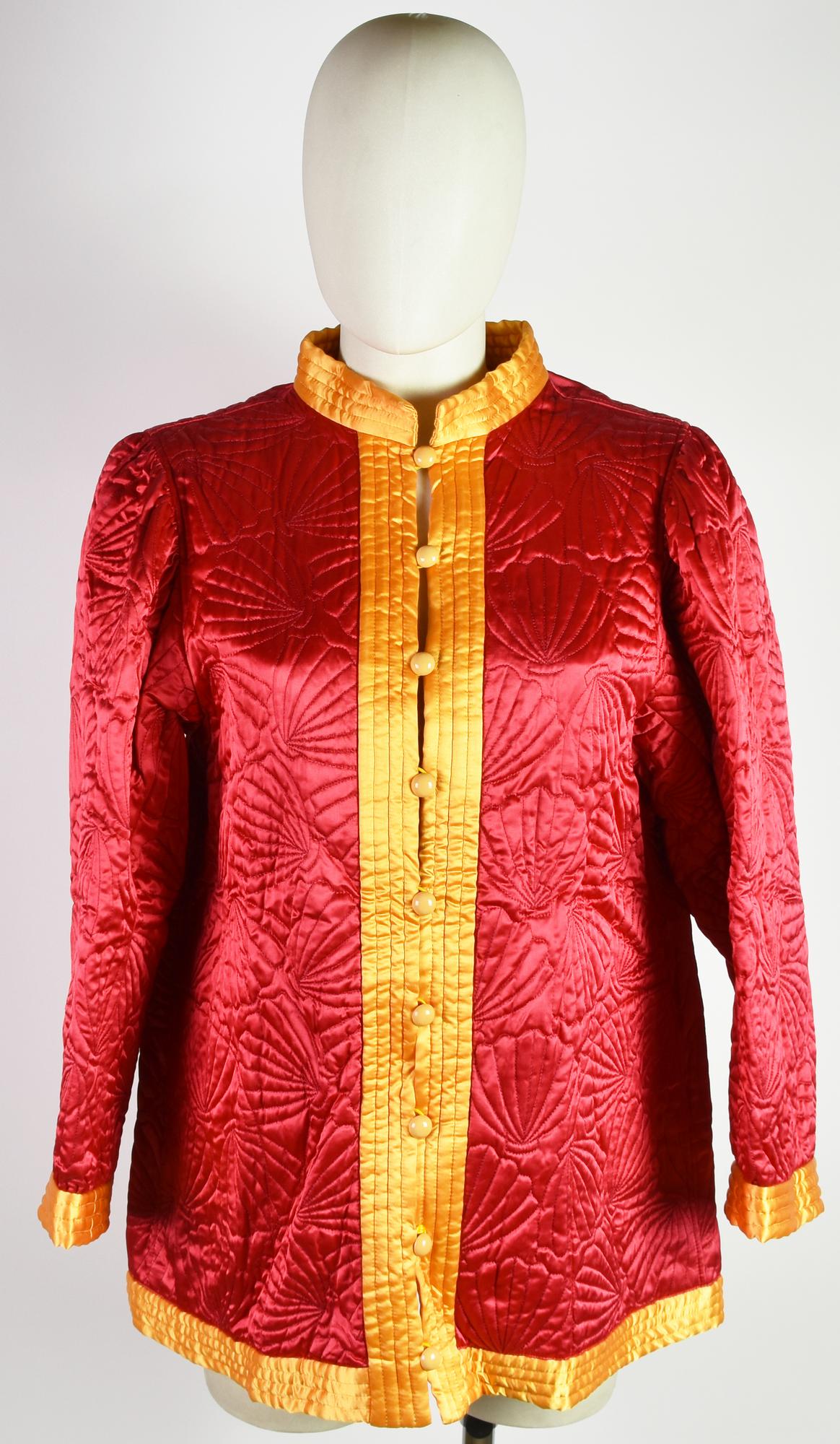 Saint Laurent Rive Gauche ORIENTAL JACKET DESCRIPTION: Oriental-style jacket...