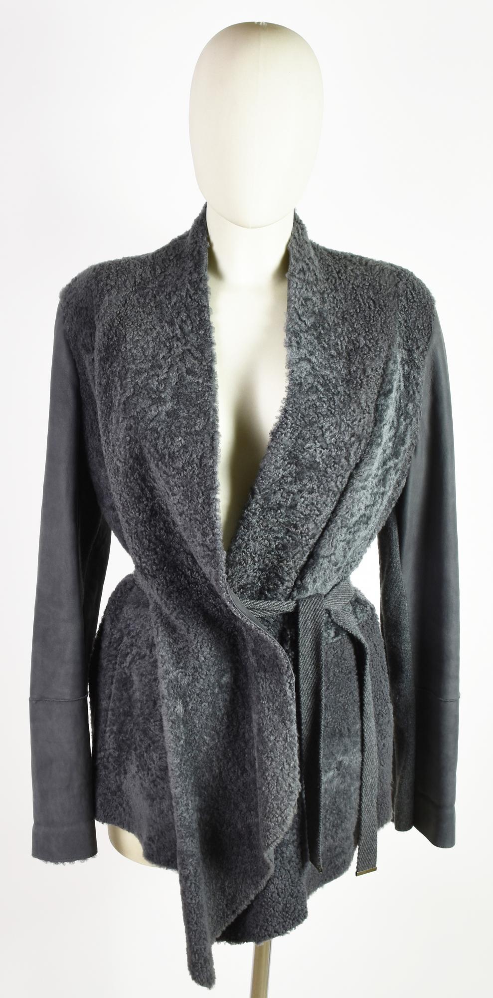 Brunello Cucinelli LEATHER AND FUR JACKET DESCRIPTION: Leather and fur jacket...