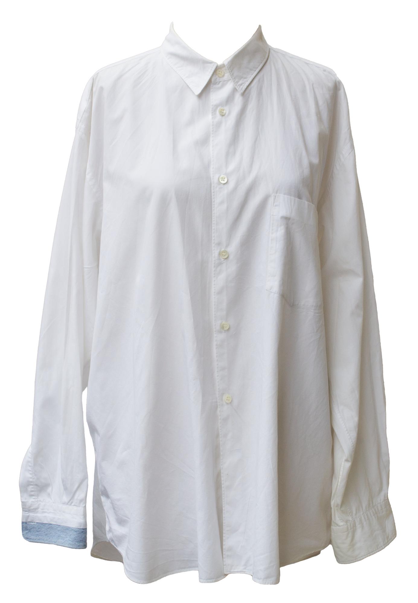 Comme Des Garcon Homme Plus CLASSIC SHIRT DESCRIPTION: White cotton popline...