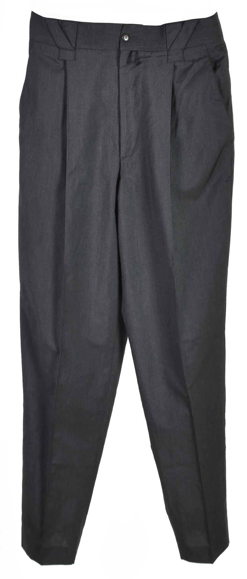 Gianni Versace MAN TROUSERS DESCRIPTION: Dark grey trousers with front...