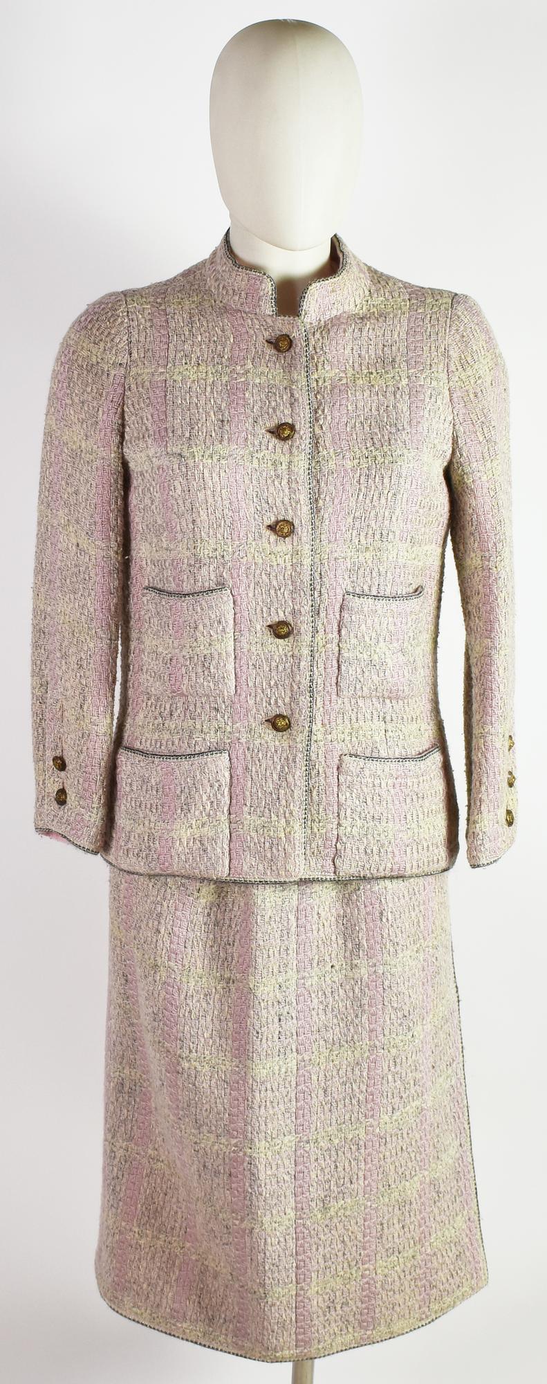 Chanel THREE PIECE SUIT DESCRIPTION: Historic 3-piece suit: jacket, skirt and...