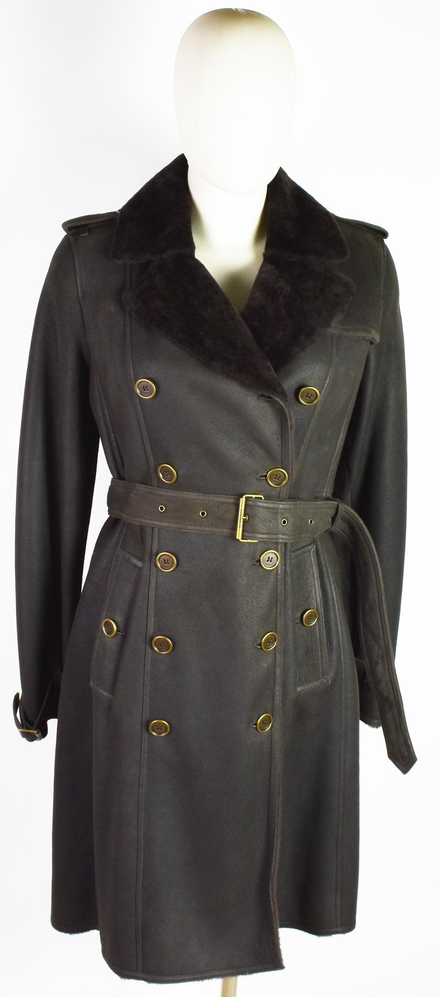 Burberry LAMBSKIN COAT DESCRIZIONE: Women's double-breasted lambskin leather...