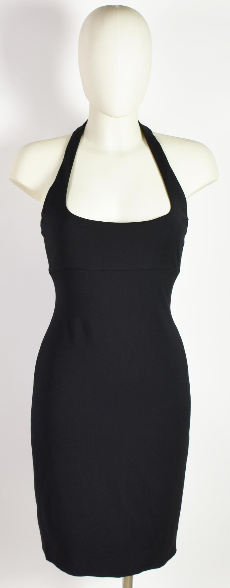 Dsquared2 BLACK DRESS DESCRIPTION: Form-fitting black sheath dress, with...