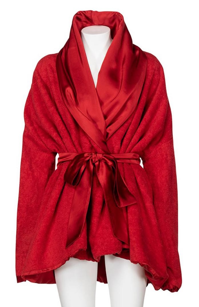 Dolce & Gabbana ICONIC AND RARE TERRY CLOTH REVERSIBLE CAPE DESCRIPTION:...