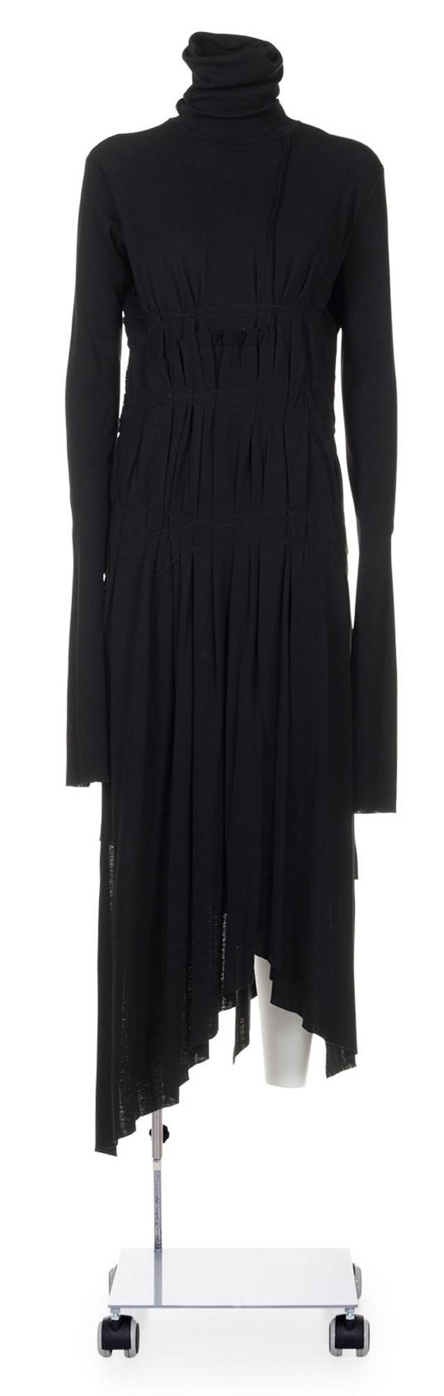 Jean Paul Gaultier LONG WOOL JERSEY DRESS DESCRIPTION: Long wool jersey dress...