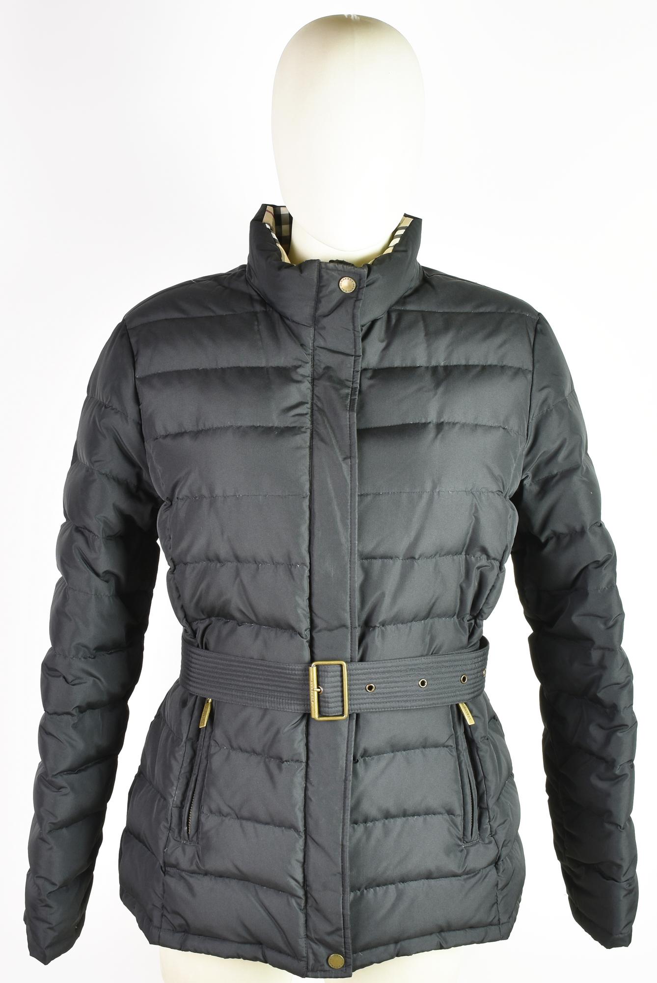 Burberry DOWN JACKET DESCRIPTION: Women's black down jacket with interior...