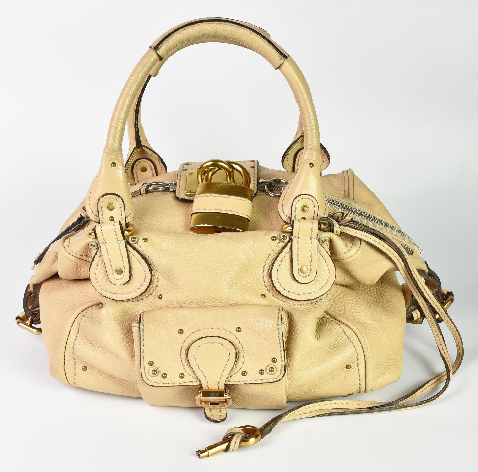 Chloe' PADDINGTON BAG DESCRIPTION: Paddington handbag with double leather...