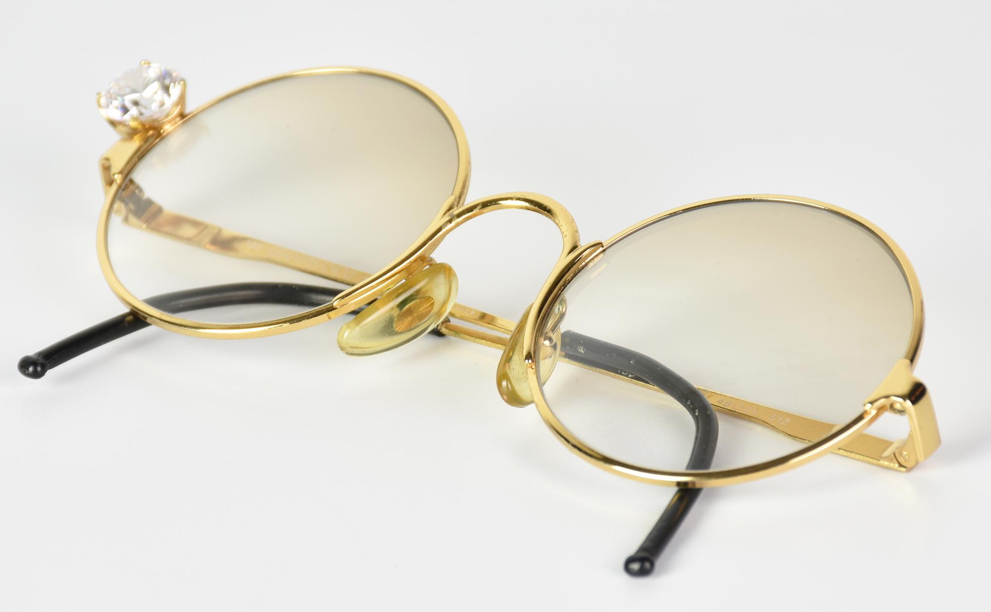 Gianfranco Ferre' GLASSES DESCRIPTION: Vintage glasses with jeweled detail...