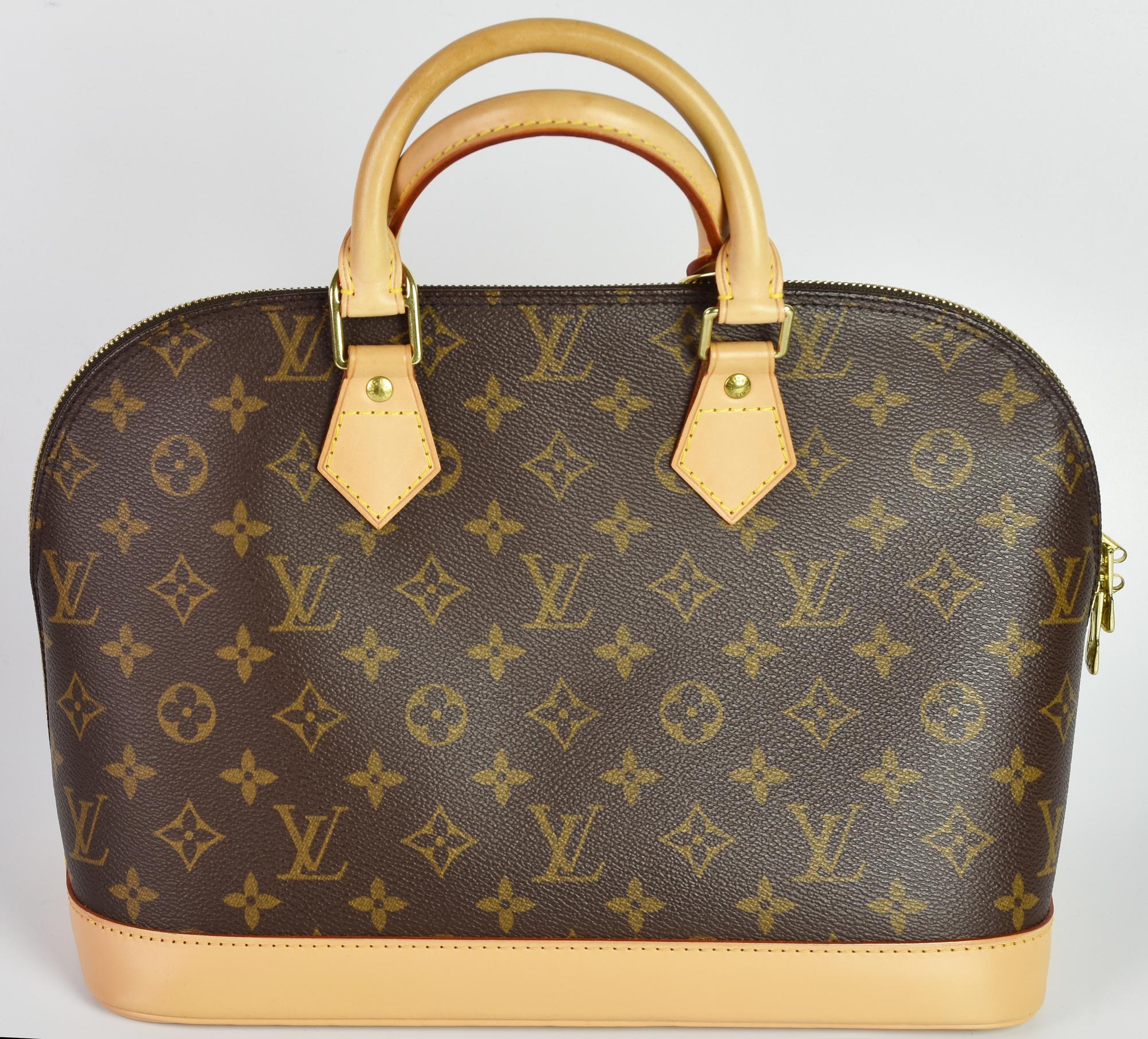 Louis Vuitton MONOGRAM CANVAS HANDBAG ALMA DESCRIPTION: Handbag model Alma in...