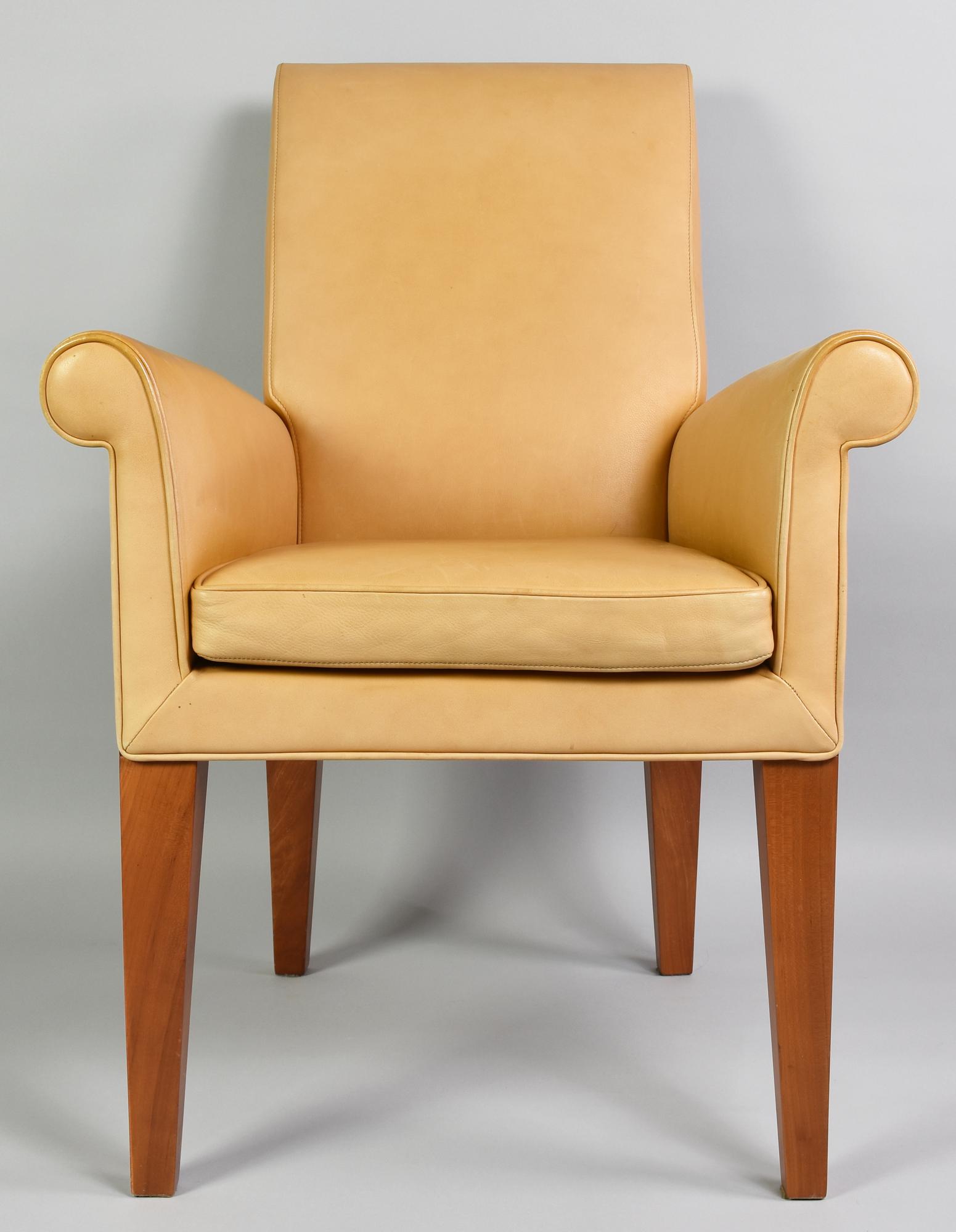 Philippe Starck PARAMOUNT ARMCHAIR PER DRIADE, 1986 poltrona in legno con...