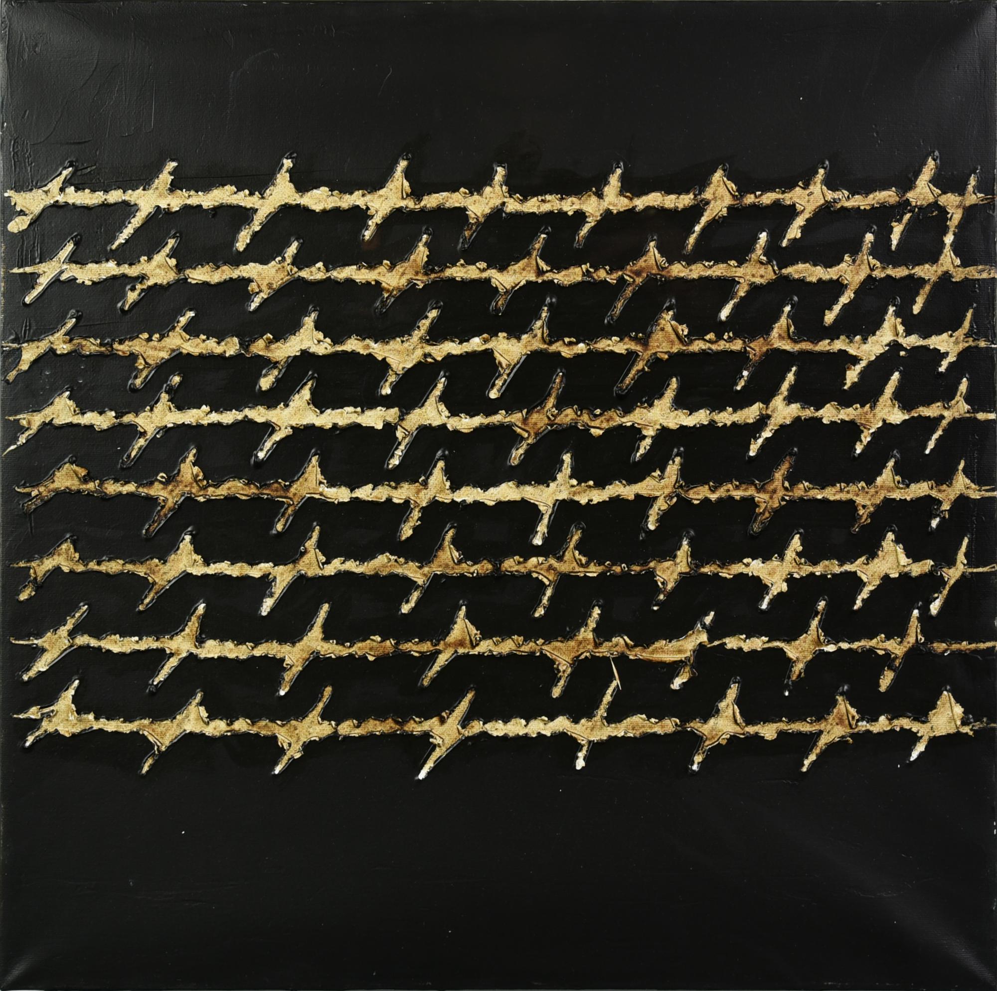 Alfredo Rapetti Mogol (1961) SCRITTURA CONTINUA, 2015 olio su tela, cm 40x40...