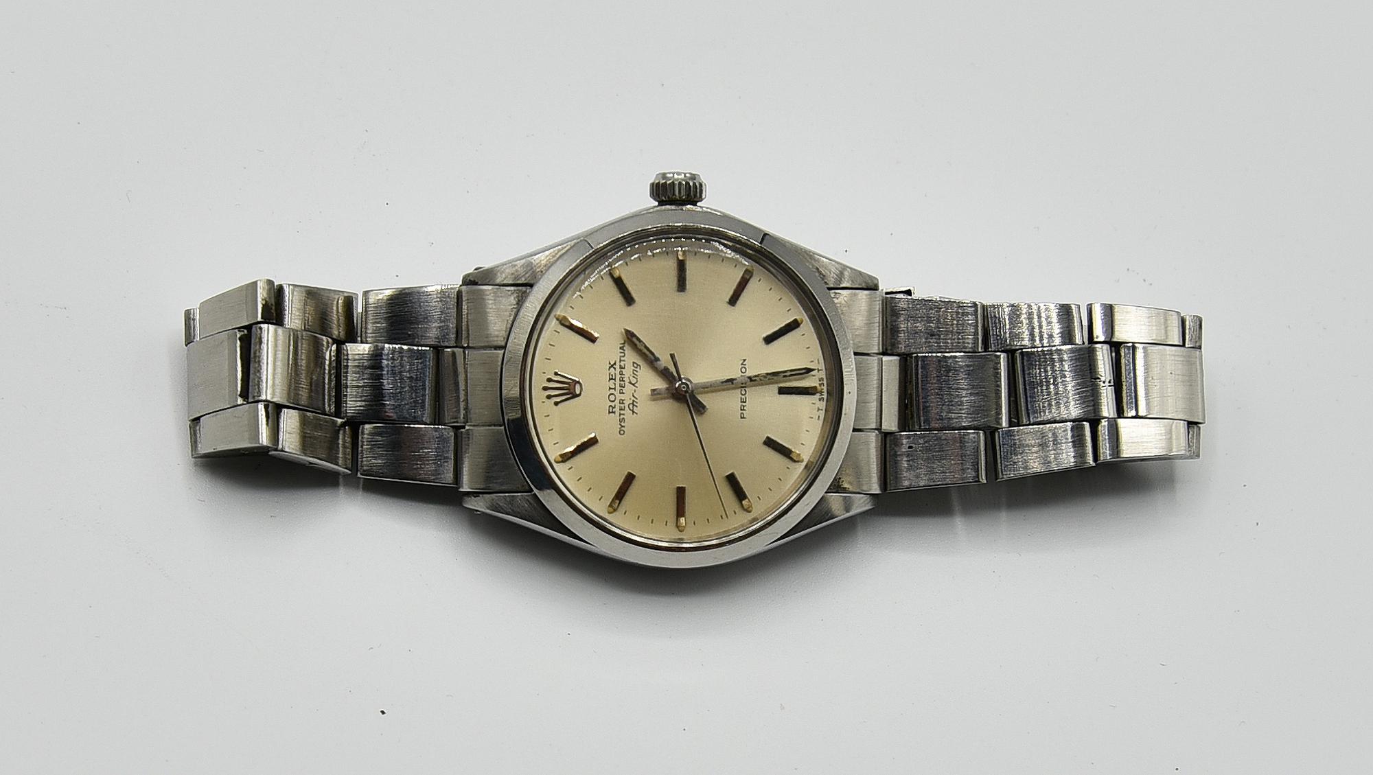 ROLEX OYSTER-PERPETUAL, AIR KING, PRECISION, REF. 5500, 1971 CASSA: in...