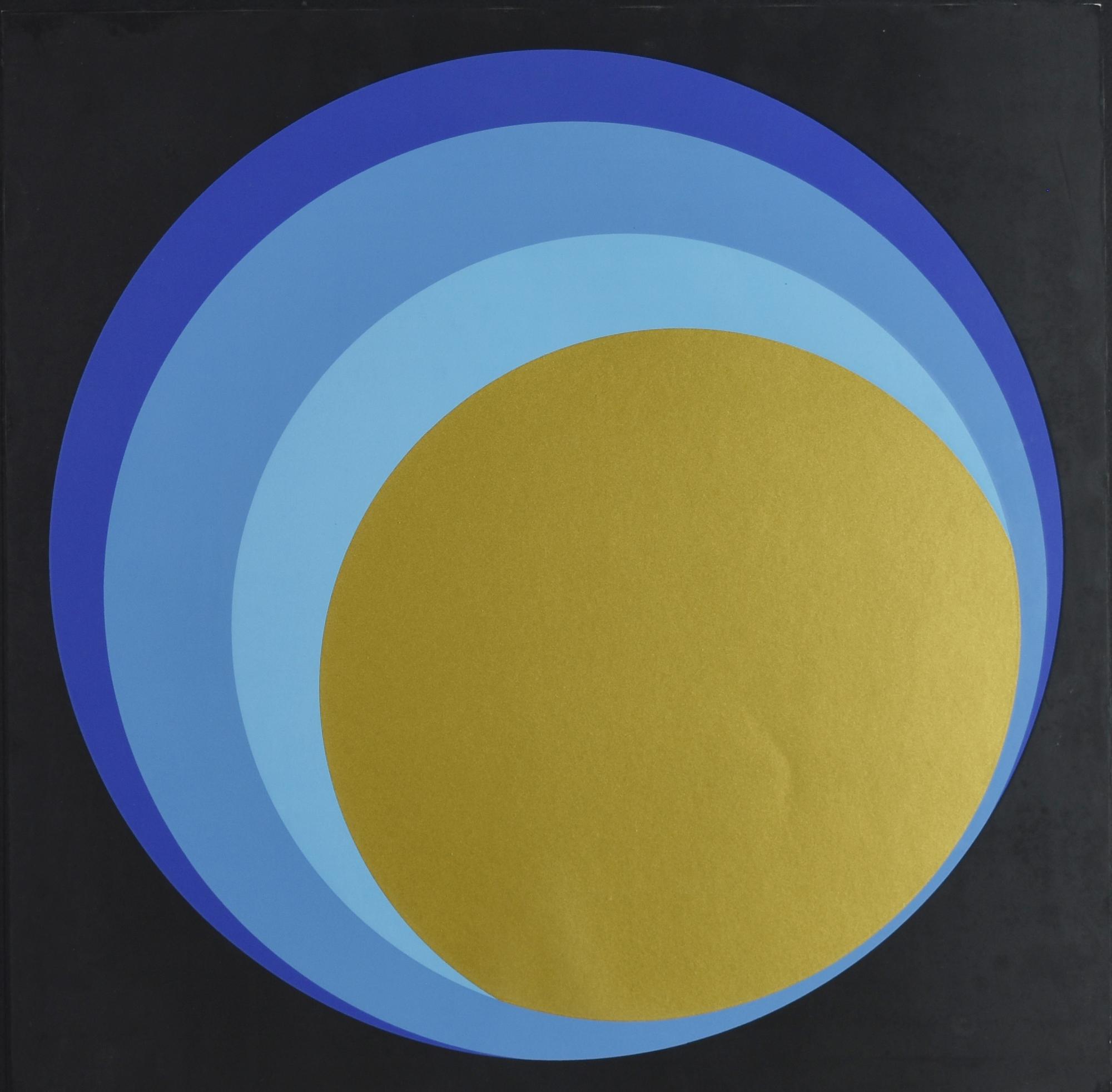 Nicolay Diulgheroff (1901 - 1982) DECENTRAZIONE BLU-GIALLO TAV. 5, 1971...