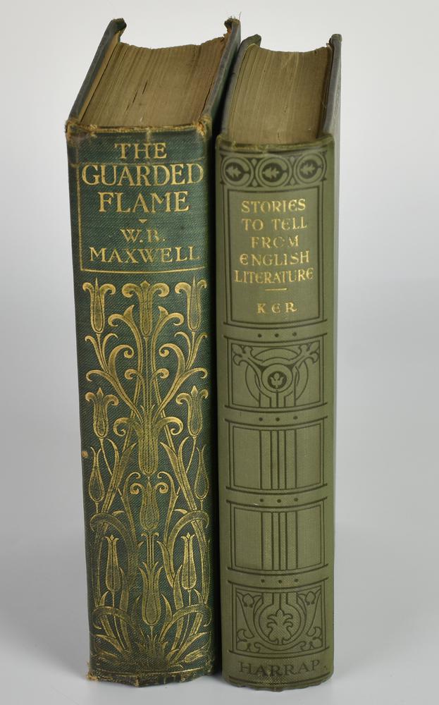 LOTTO DI DUE LIBRI costituito da: THE GUARDED FLAME. BY W.B. MAXWELAUTHOR OF...