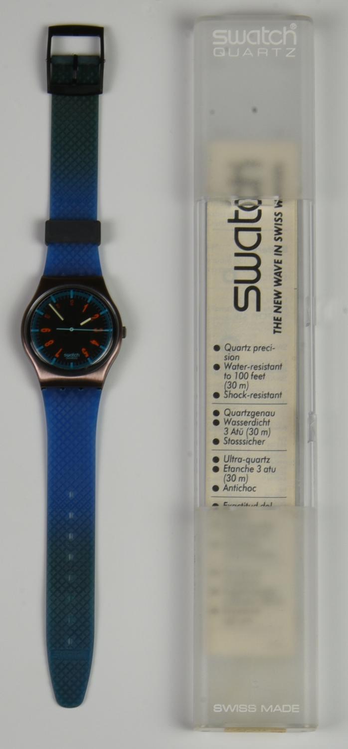 SWATCH ARTICA, 1989 mod. ICEBREAKER, cod. GX113 anno 1989 Completo di scatola...