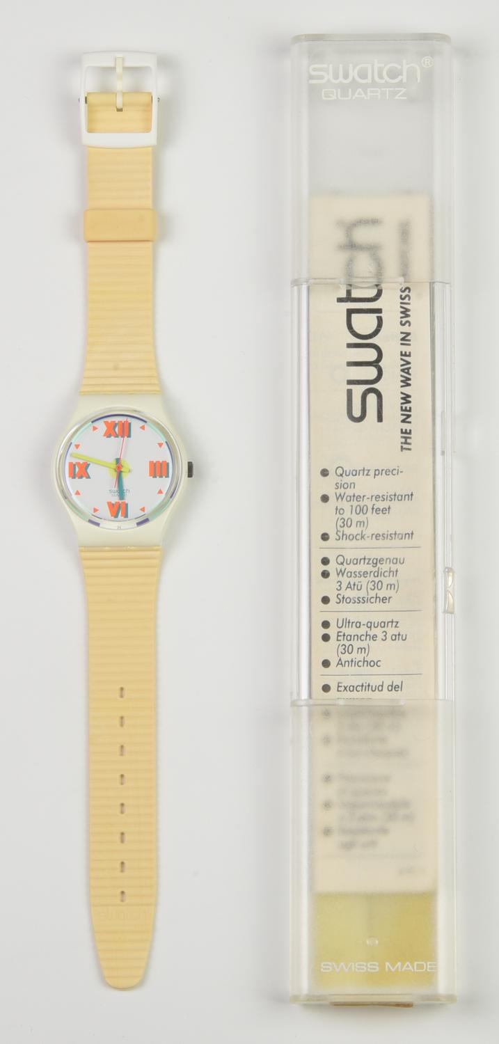 SWATCH FREEPORT, 1990 mod. SHORT LEAVE, cod. GW114 anno 1990 Completo di...