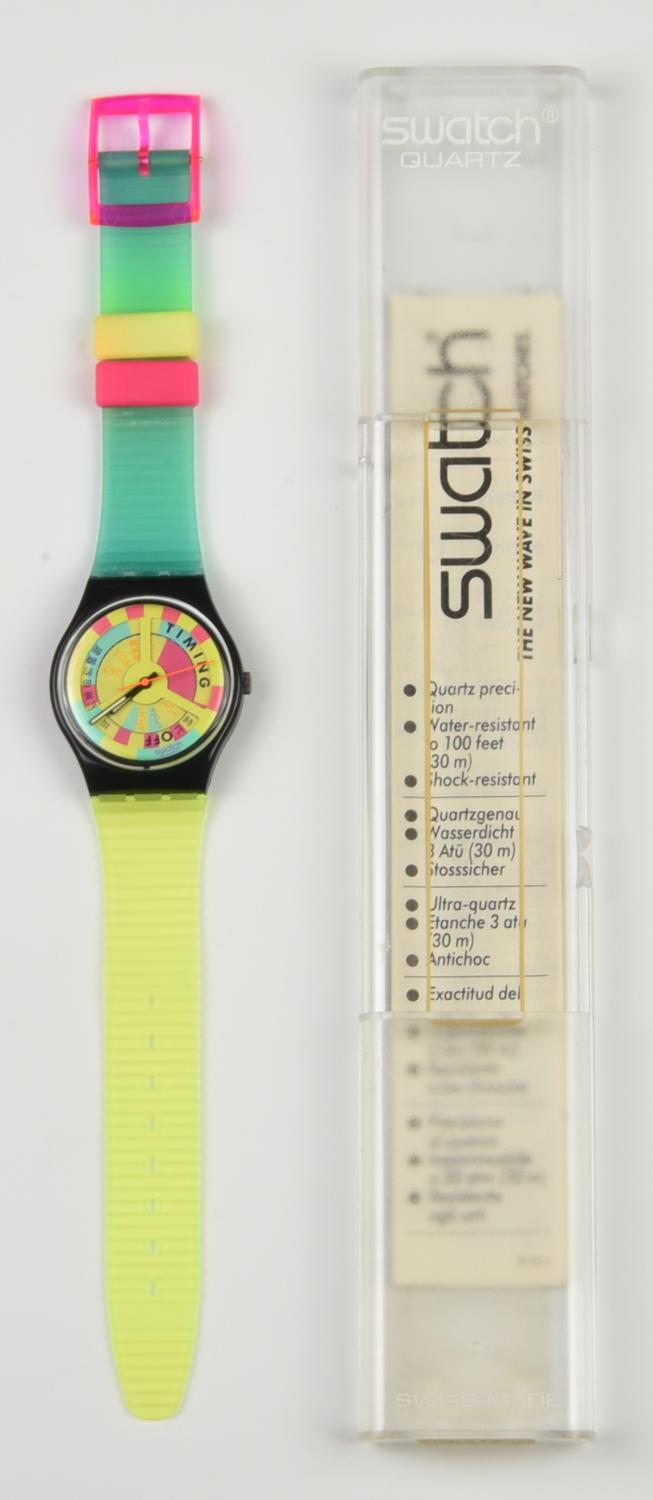 SWATCH SPRINT, 1990 mod. WORLD RECORD, cod. GB721 anno 1990 Completo di...