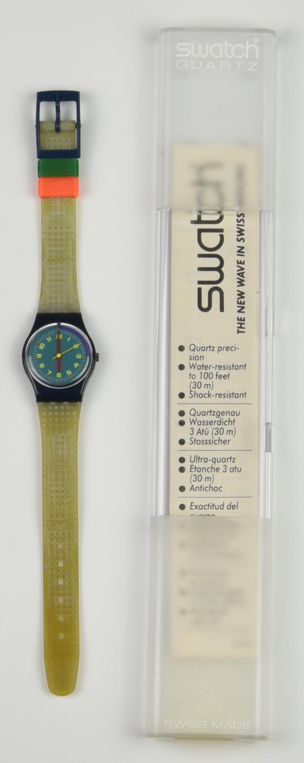 SWATCH SPORT TROPHY, 1990 mod. GYM SESSION, cod. LI101 anno 1990 Completo di...