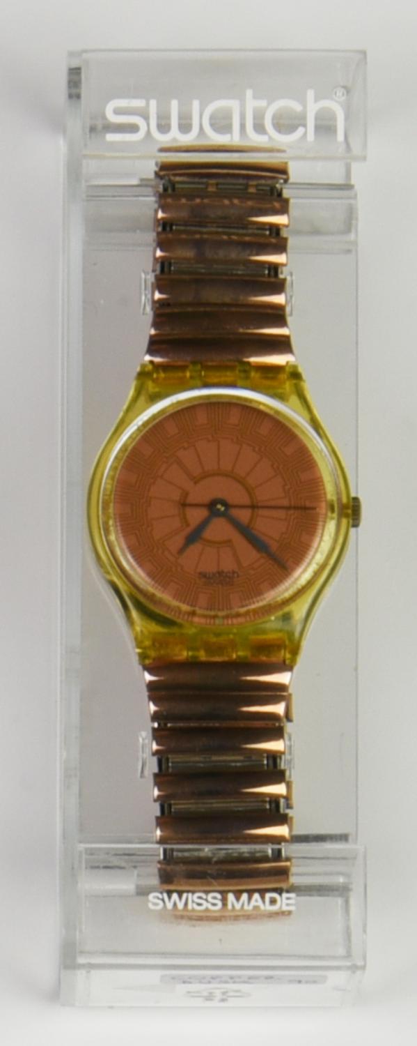 SWATCH FORT KNOX, 1990 mod. COPPER DUSK, cod. GK121/128 anno 1990 Completo di...