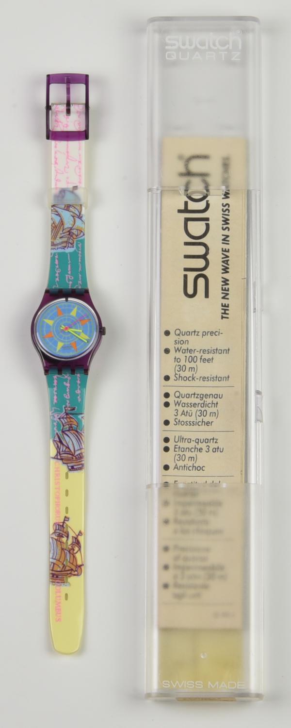 SWATCH WORLD TOUR, 1991 mod. COMPASS, cod. LV100 anno 1991 Completo di...