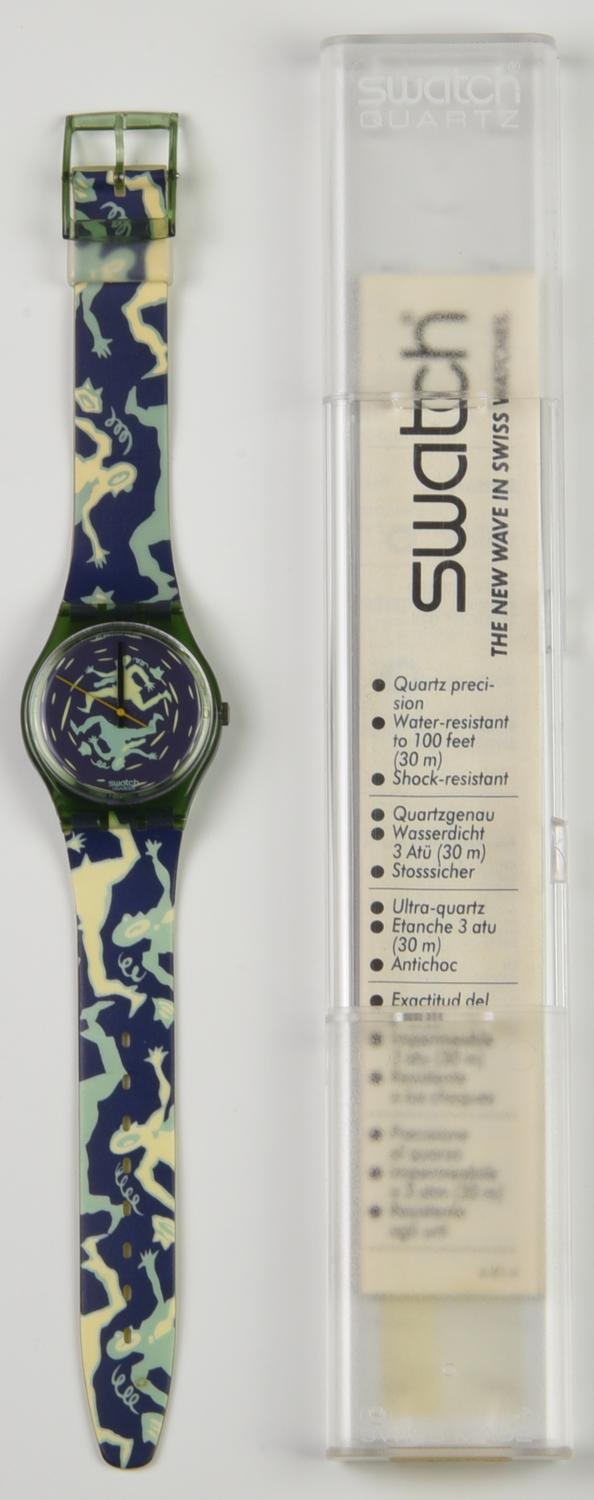 SWATCH GIACON'S, 1991 mod. CRASH!!! (disegnato dal fumettista italiano...