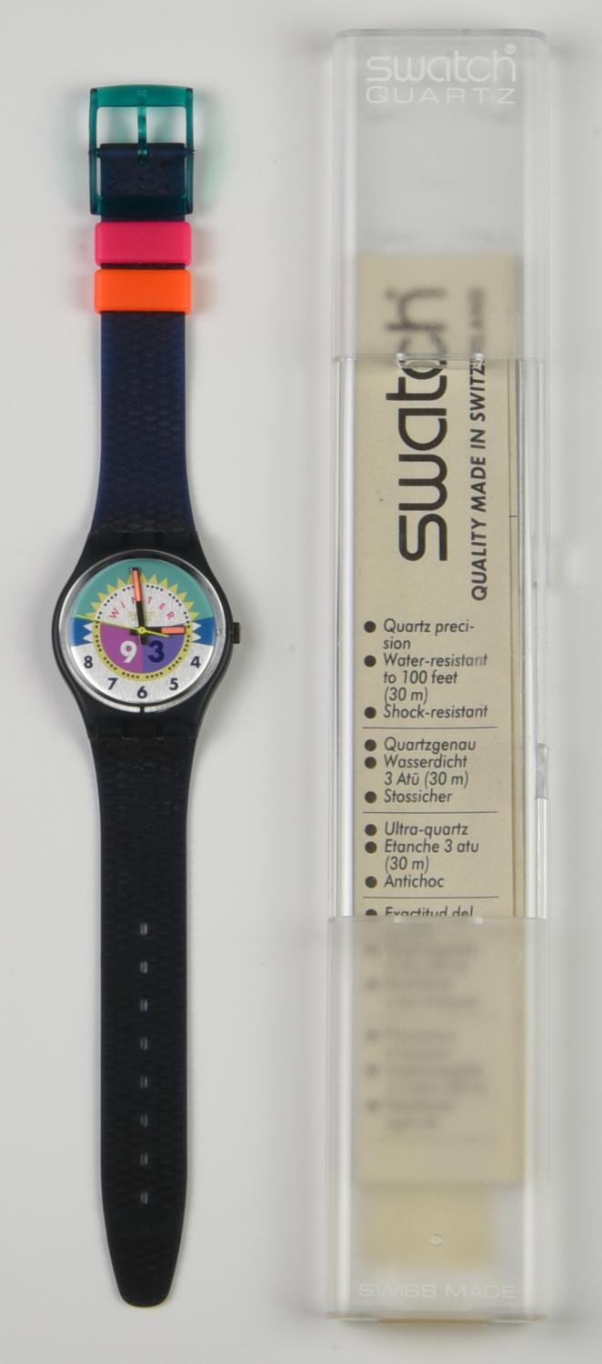 SWATCH, 1993 mod. NEIGE, cod. GM116 anno 1993 Completo di scatola e documenti...