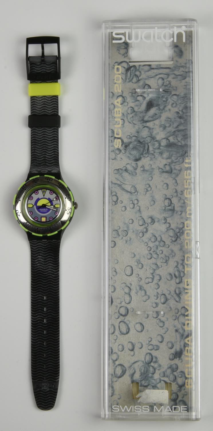 SWATCH SCUBA, 1993 mod. BOMBOLA, cod. SDB103 anno 1993 Completo di scatola e...