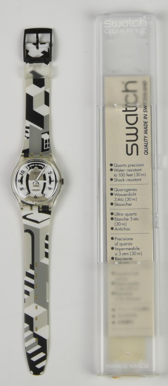 SWATCH, 1993 mod. PERSPECTIVE, cod. GK169 anno 1993 Completo di scatola e...