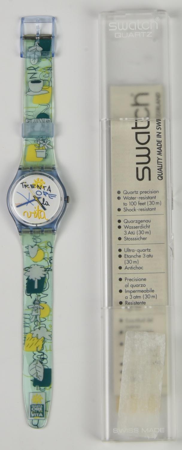 SWATCH, 1993 mod. TRENTA ORE PER LA VITA, cod. GN175 anno 1993 Completo di...