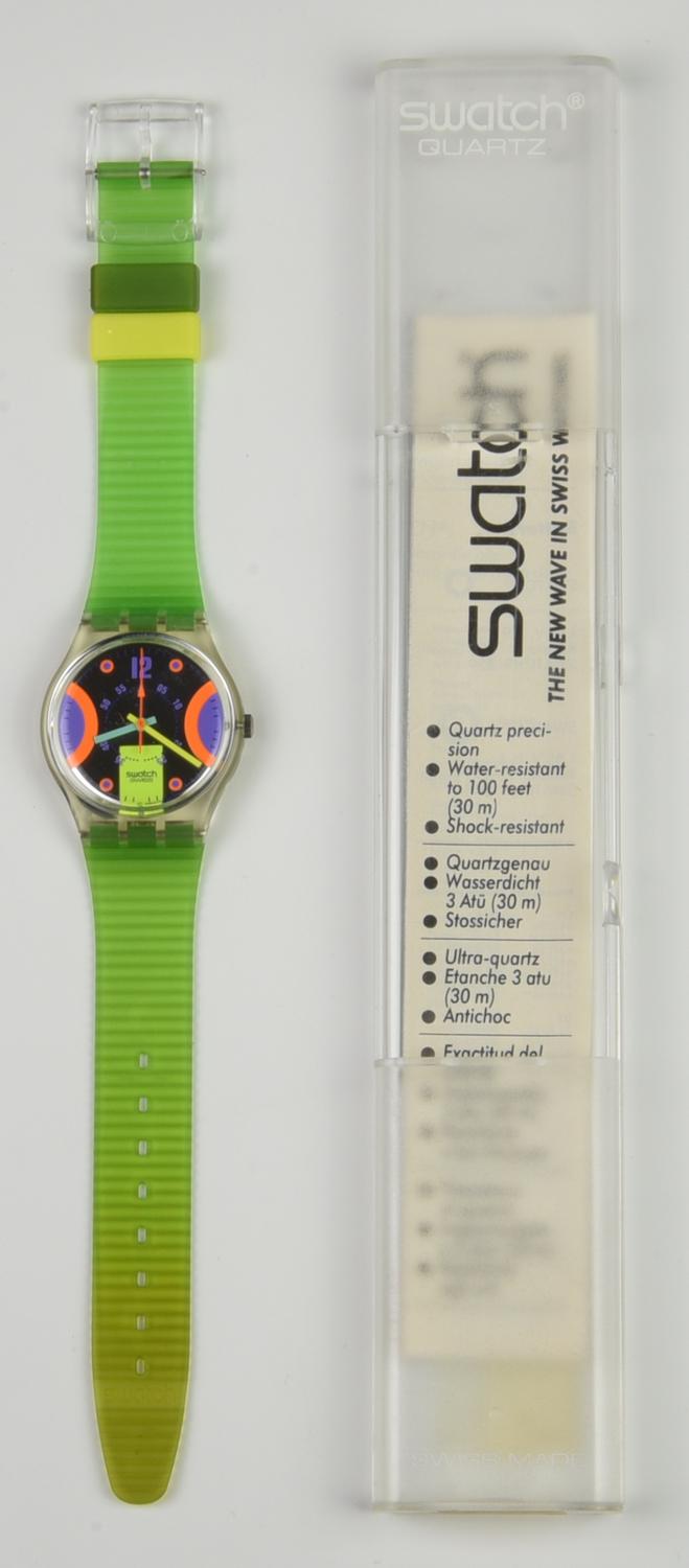 SWATCH SPORT CODE, 1992 mod. STREAM, cod. GK146 anno 1992 Completo di scatola...