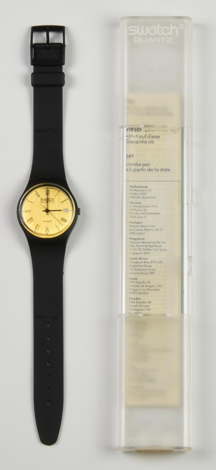 SWATCH, 1983 cod. GB402 anno 1983 Completo di scatola e documenti originali,...