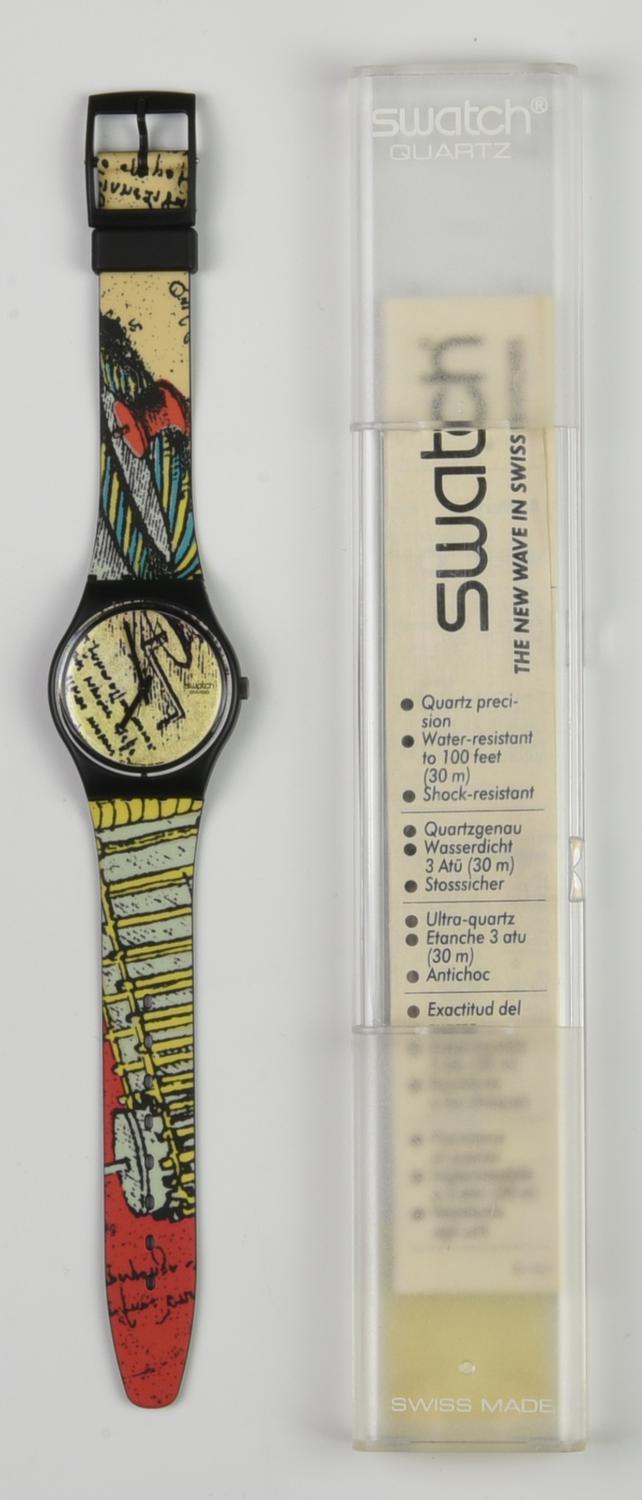 SWATCH LEONARDOS, 1991 mod. ENGINEER, cod. GB139 anno 1991 Completo di...