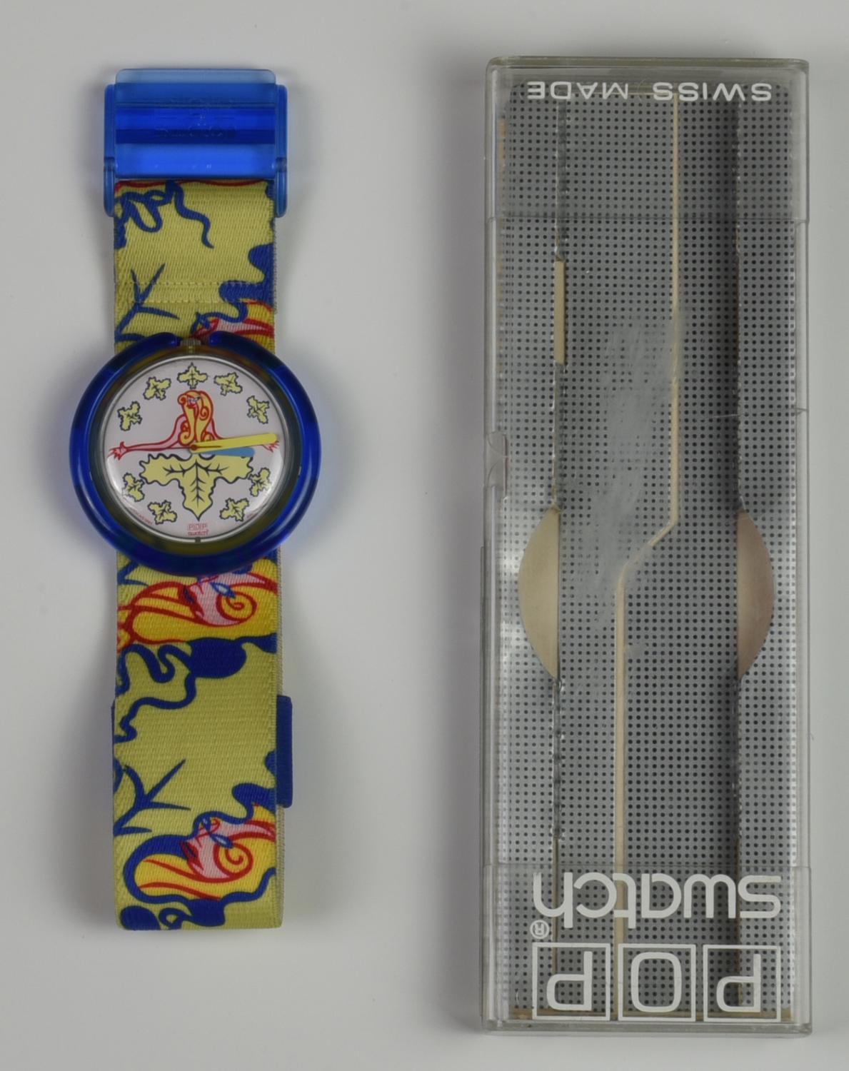 SWATCH POP, 1991 mod. LADY OCTOPUS, cod. PWK150 anno 1991 Completo di scatola...