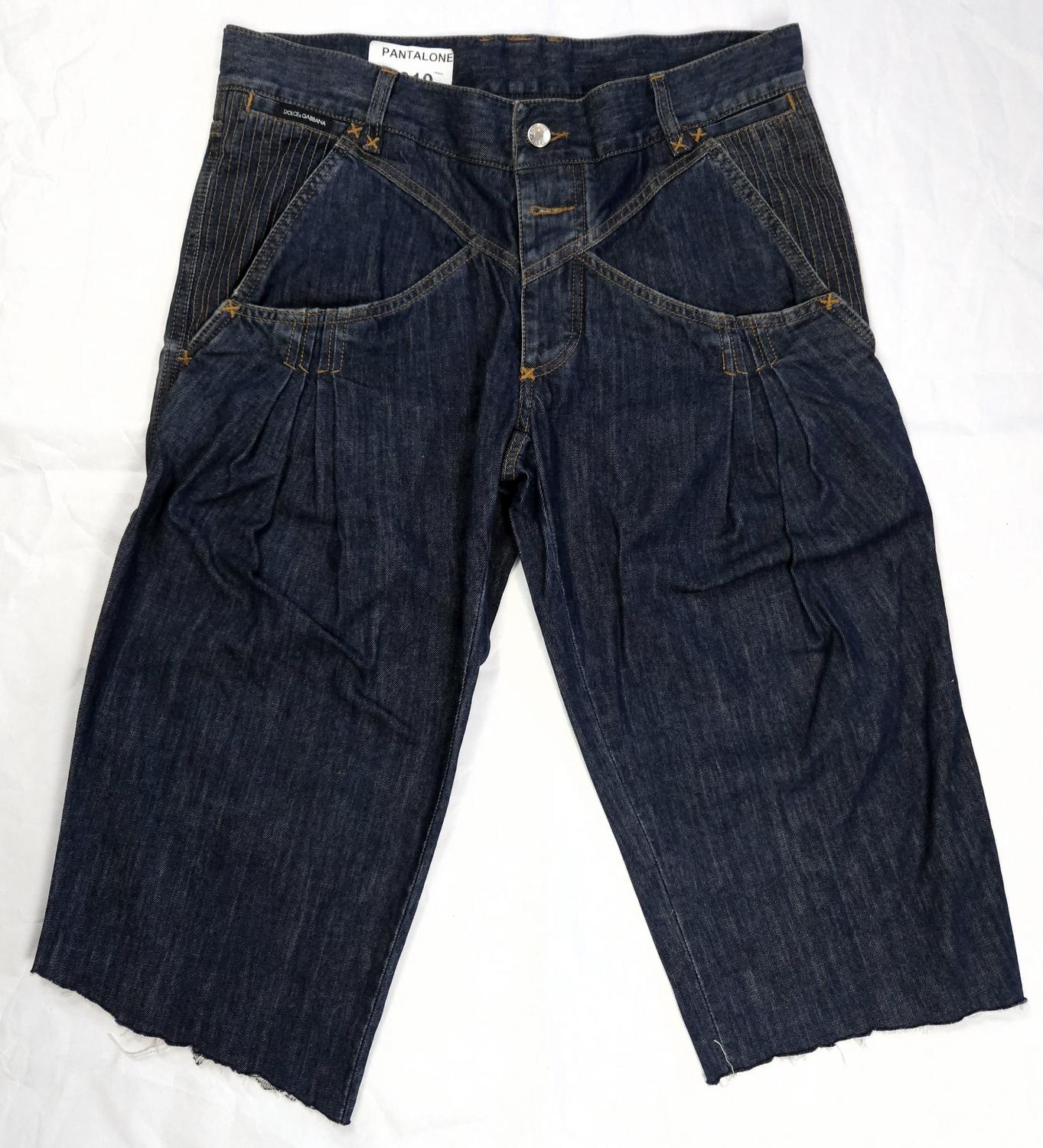 Dolce&Gabbana PROTOTYPE DENIM TROUSERS DESCRIPTION: Prototype dark denim...