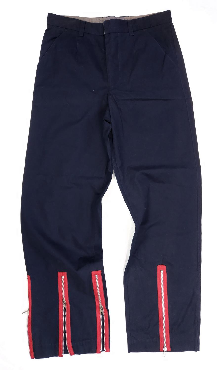 Dolce&Gabbana PROTOTYPE TROUSERS DESCRIPTION: Prototype navy blue trousers...