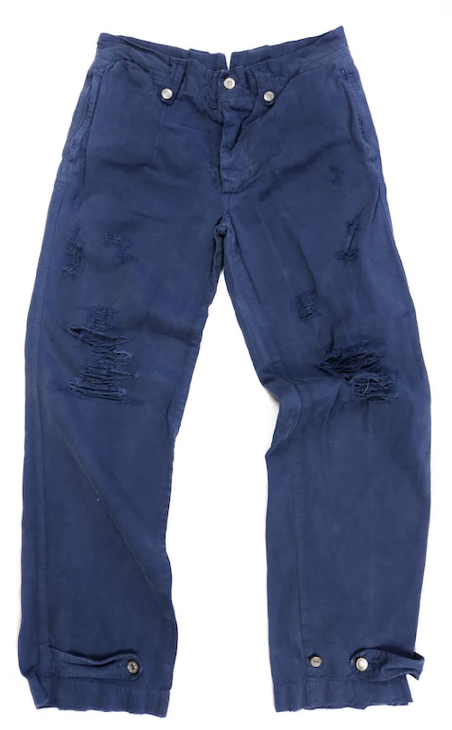 Dolce&Gabbana PROTOTYPE TROUSERS DESCRIPTION: Prototype of ripped blue...