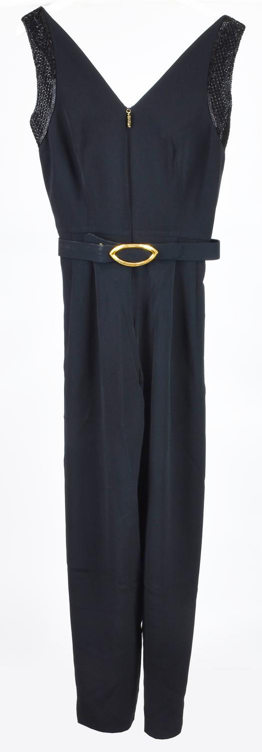 MaxMara JUMPSUIT DESCRIPTION: Full-length jumpsuit in acetate and silk with...