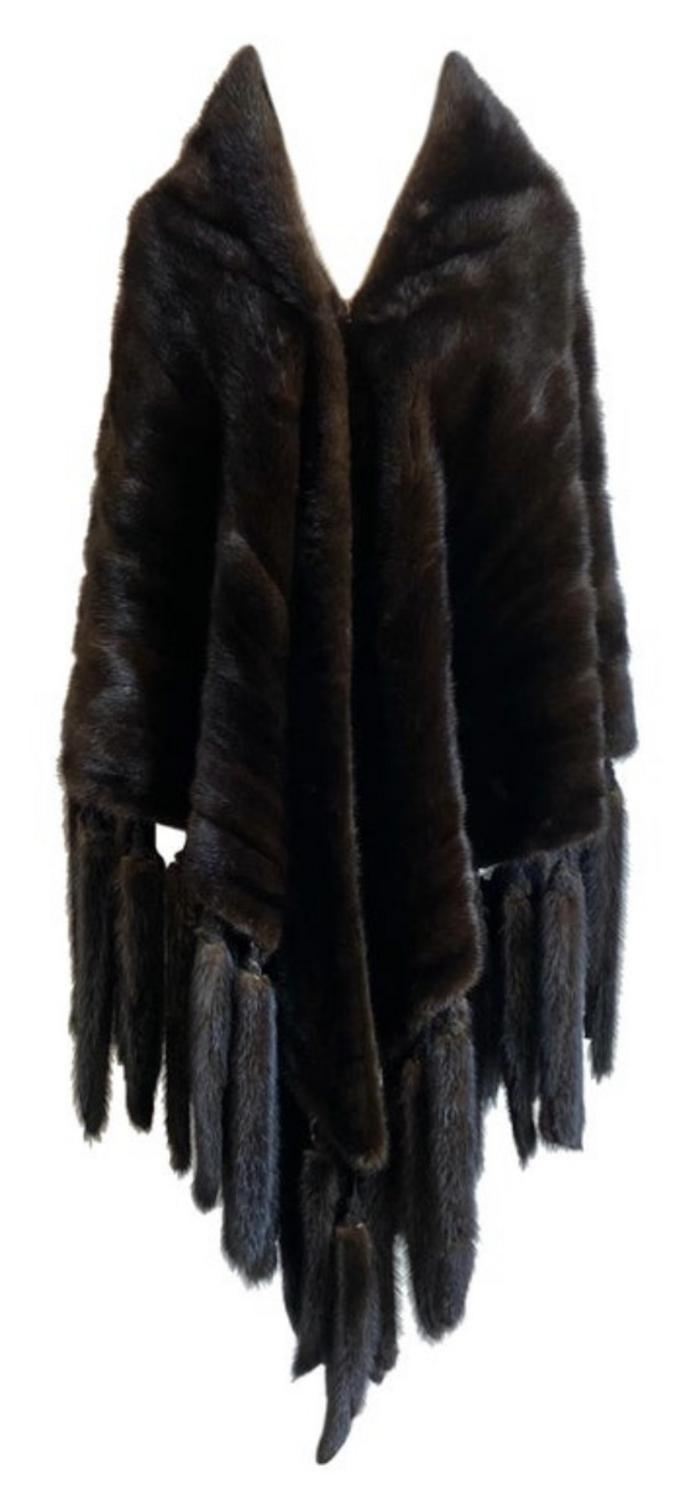 Fendi Alta Moda MINK CAPE DESCRIPTION: Fendi Alta Moda cape. Vintage 80s...