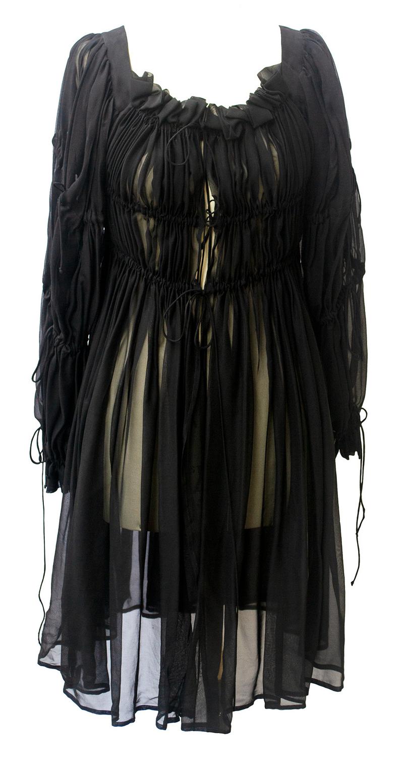 Vivienne Westwood ROBE DE LA REINE PLEIN Description: Blouse dress in black...