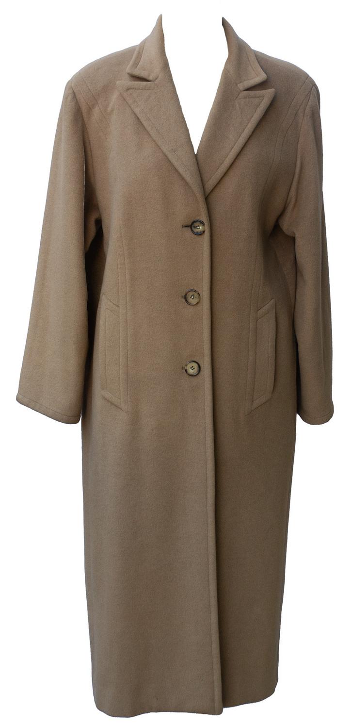 Hermes CAMEL COAT Description: camelhair fabric for this long lined coat. V...