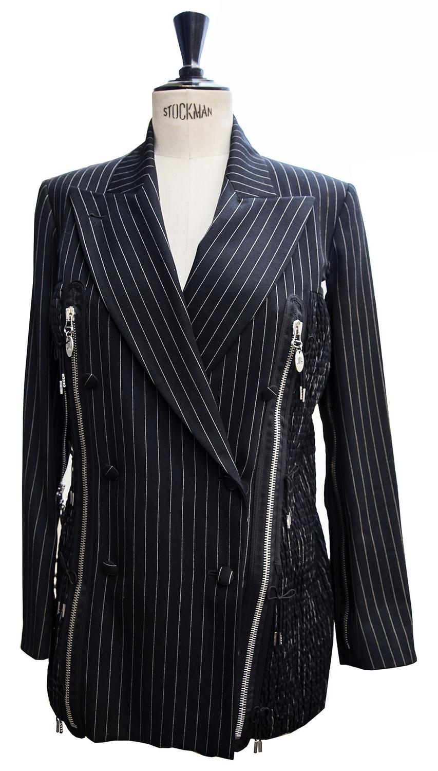 Jean Paul Gaultier ZIPPED DB JACKET Description: lined double-breasted jacket...