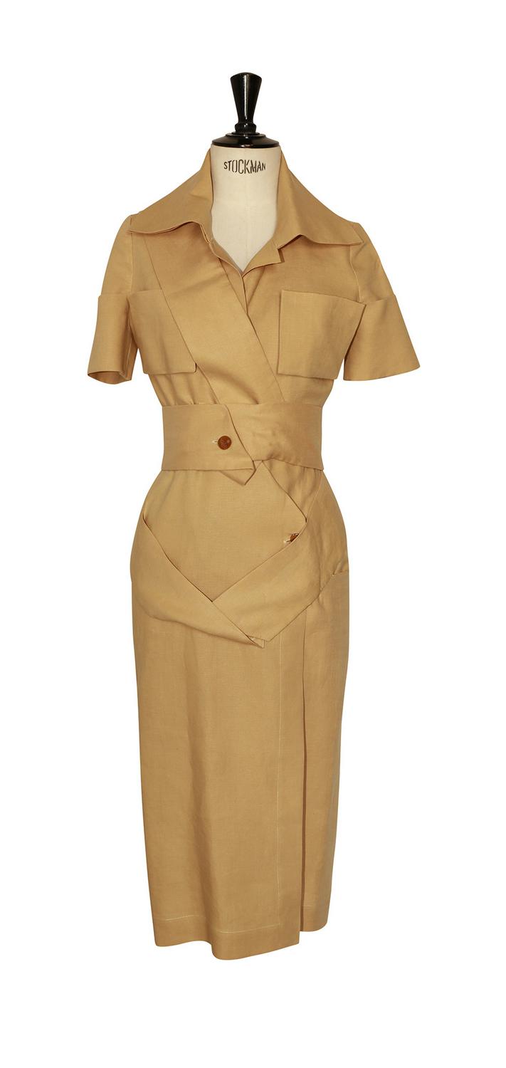 Vivienne Westwood SAFARI DRESS Description: short sleeved safari style dress...