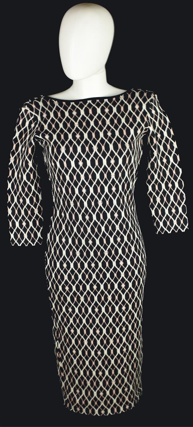 Elisabetta Franchi KNITTED DRESS DESCRIPTION: Knitted dress made of stretch...