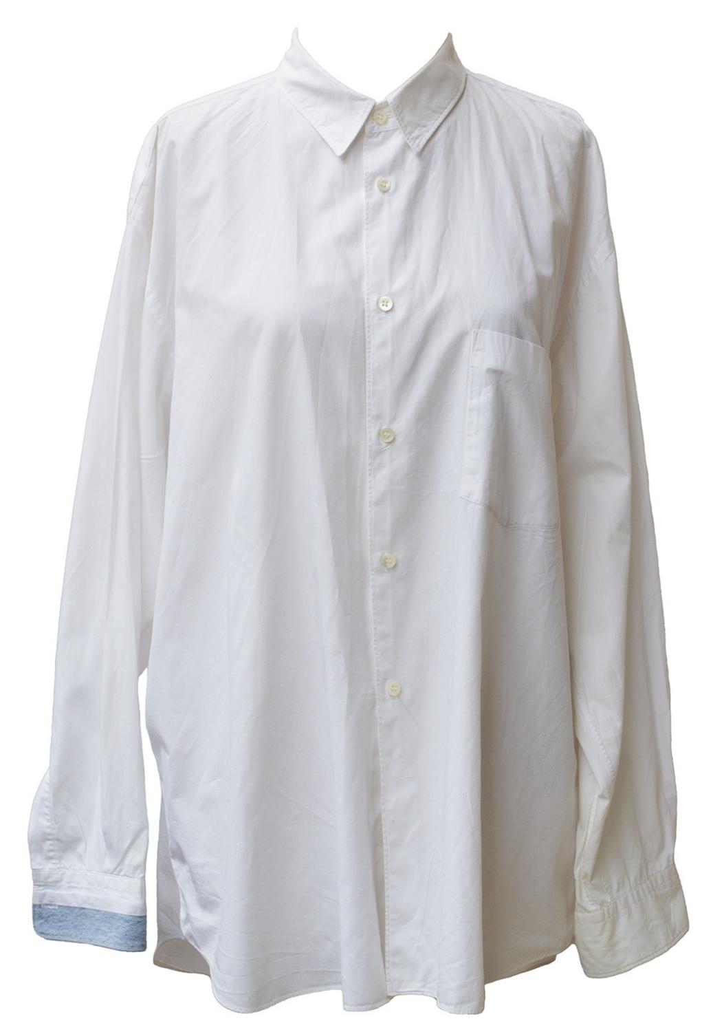 Comme Des Garcon Homme Plus CLASSIC SHIRT Description: white cotton popline...